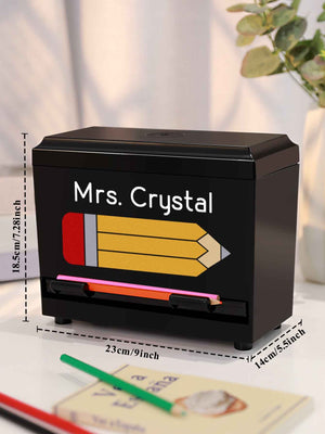 Personalized Pencil Dispenser with Name Pencil Cases Appreciation Gift for Teacher