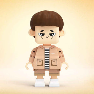 Fully Customizable Cute Giant Minifigs Personalized Full-Body Brick Figure Gift for Boy