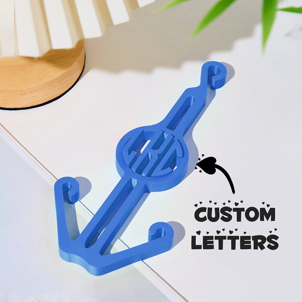 Personalised Monogram Shoe Hanger - Custom Shoe Organiser for Men & Women