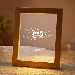 Personalised Night Light with Name and Date Father’s Day Gift for Dad