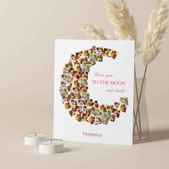 Custom Canvas Prints Love You To The Moon And Back Wall Art Decor