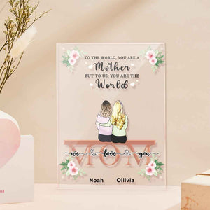 Custom Photo Acrylic Plaque For Mom