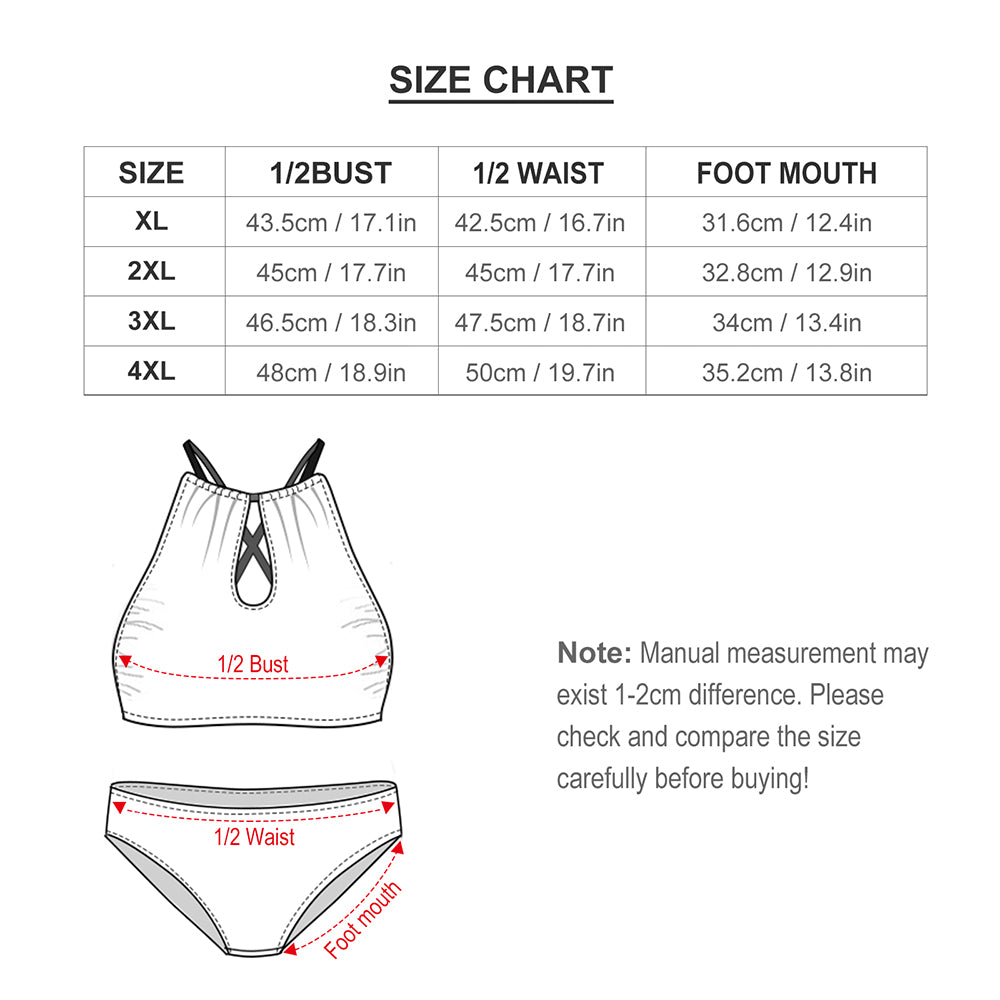 High-waist briefs close-up showing moderate coverage and soft stretch fabric — personalised pineapple plus-size swimsuit bottoms