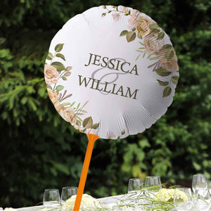 Personalized Name Balloons Wedding Marriage Anniversary Party Decorations Supplies