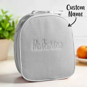 Personalized Lunch Bag with Embroidered Name Gift for Kids