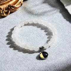 Custom Moon Phase Beads Bracelet Luminous Bracelet Gift for Her