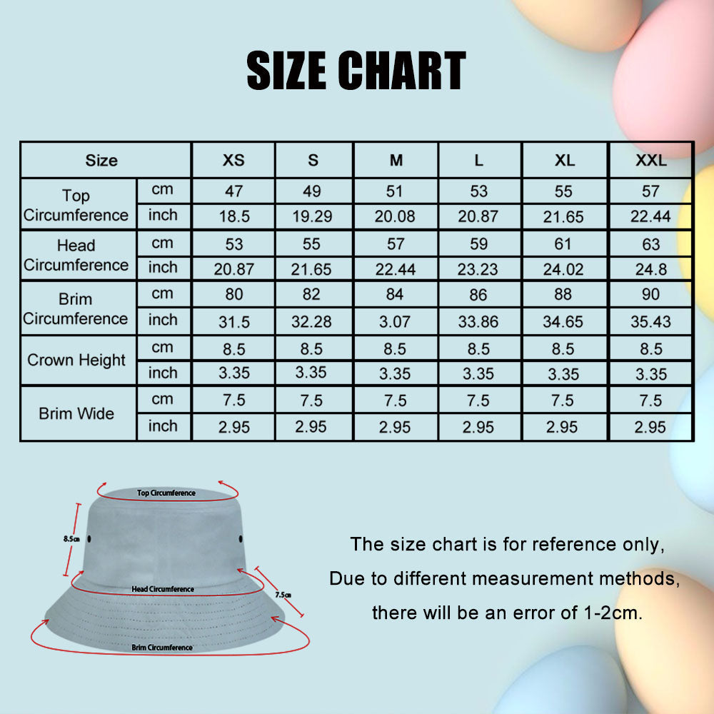 Close-up of full-frame multi-faceted photo printing on purple personalised bucket hat, vibrant edge-to-edge print on soft polyester twill