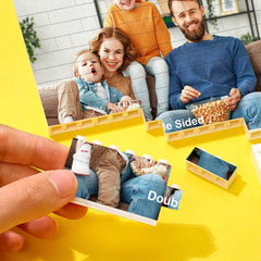 Personalised Brick Photo Block - Square Wedding Gift Building Block