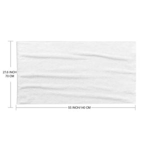 Custom Name Beach Towel Personalized Gradient Bath Towel