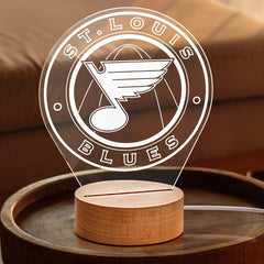 Personalised Acrylic Night Light with 7 Colour Changing LED & Custom Logo