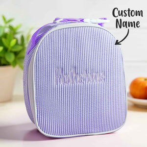 Personalized Lunch Bag with Embroidered Name Gift for Kids