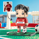 Custom Football Player Lego Figurine - Personalised Birthday Gift for Him