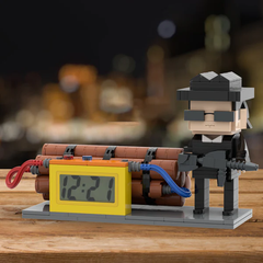Personalised Lego-Style Figure Clock | Custom Gift for Him | Home Decor