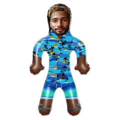 Personalised Blow Up Doll Hawaiian Shirt - Custom Photo Inflatable Man for Parties & Weddings
