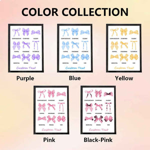 Personalized Bow Wooden Plaque with Biblical Text Birthday Gift for Her