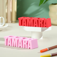 Personalised 3D Print Name Pen Holder | Office & Desk Organiser for Kids