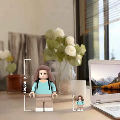 3D Print Custom Giant Minifigs Personalized Photo Giant Minifigs Turn Your Photo into Minifigs Gifts for Her Production Time: 7–10 Working D