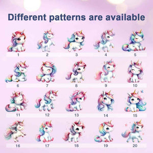 Personalized Unicorn Moon LED Night Light with Name Lamp Decor Birthday Gift for Girls