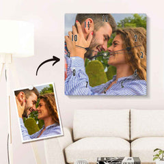 Custom Square Photo Wall Clock