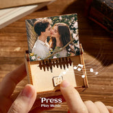 Personalised Digital Music Box - Custom Song, Voice & Photo Engraved Gift