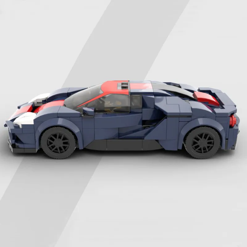 2017 Ford GT Creative Racing Car Building Blocks with Brick Figures - Construction Toy Gift