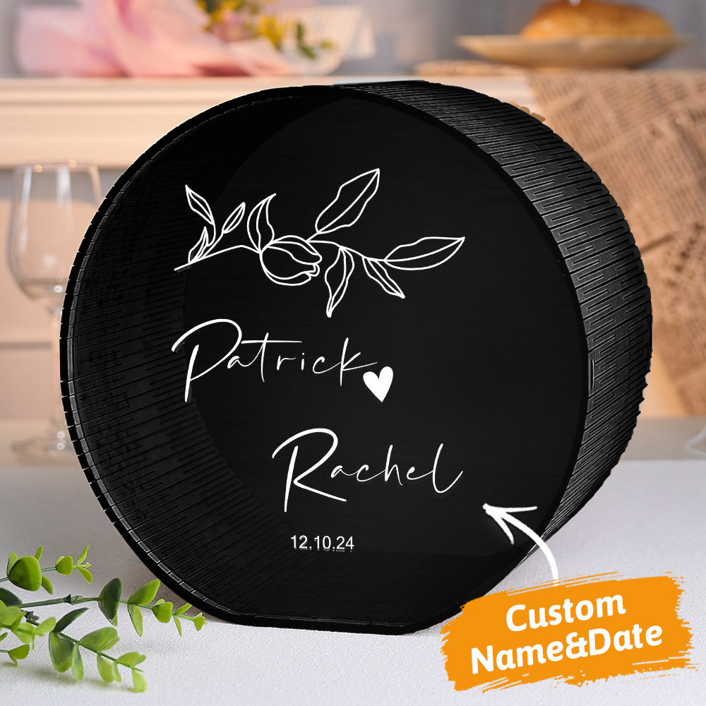 Personalised Wedding Memory Box | Keepsake Card & Gift Box for Couples