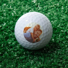 Personalised Golf Balls with Photo | Custom Picture Gift for Golf Lovers