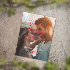 Art Personalized Acrylic Frame Dating Anniversary Photo Plaque Gift