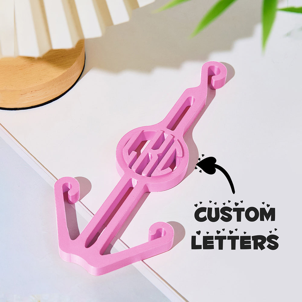 Personalised Monogram Shoe Hanger - Custom Shoe Organiser for Men & Women