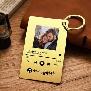 Custom Photo Scannable Music Code Music Plaque Gifts For Her/Him