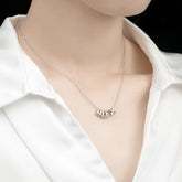 Personalised 3D Bubble Letters Name Necklace - Unique Gift for Loved Ones