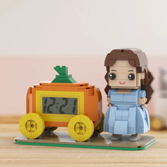 Personalised Brick Figures Clock - Custom Photo Lego-Style Clock | Unique Xmas Gift