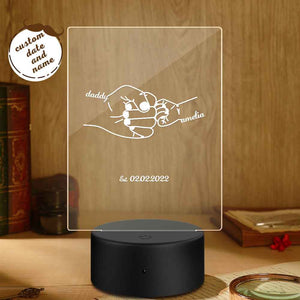 Personalised Night Light with Name and Date Father’s Day Gift for Dad