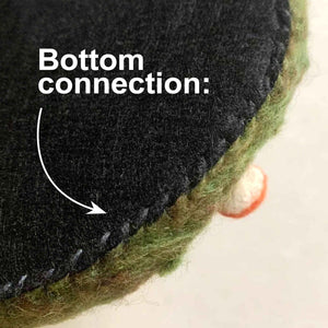 Stylish Felt Tray Decoration for Home Decoration Elegant Display