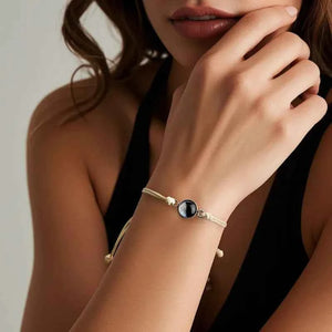 Custom Moon Phase Bracelet Stardust Sand Bracelet Luminous Bracelet Gift for Her