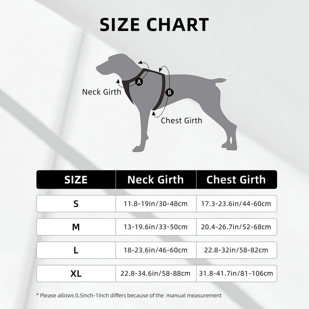 Customisable harness close-up with sample text and photo print — personalised gift idea for pet owners