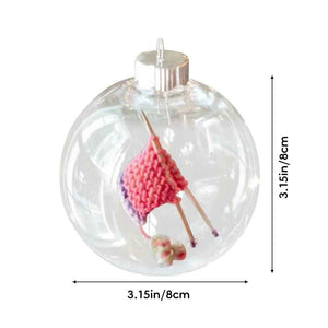 Knitting Christmas Ornament Handmade Christmas Tree Decorations Cute Christmas Decor Gifts
