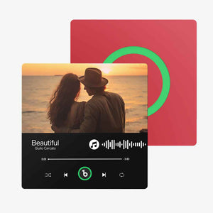 FridgeBeats Frameless Custom Music Fridge Magnet Album Fridge Magnet Anniversary Gifts