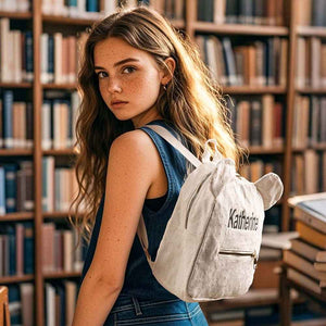 Personalized Name Embroidery Backpack Custom Mini Flower Backpack School Bags Gift for Kids