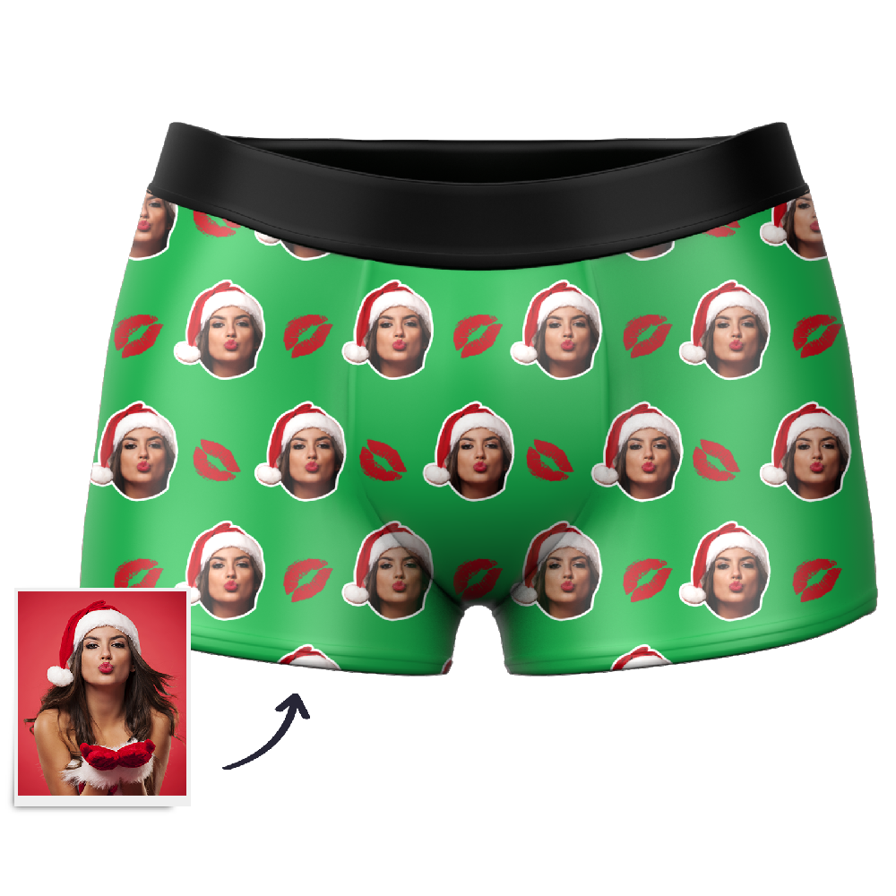 Personalised Photo Boxer Shorts | Custom Face Printed Underwear