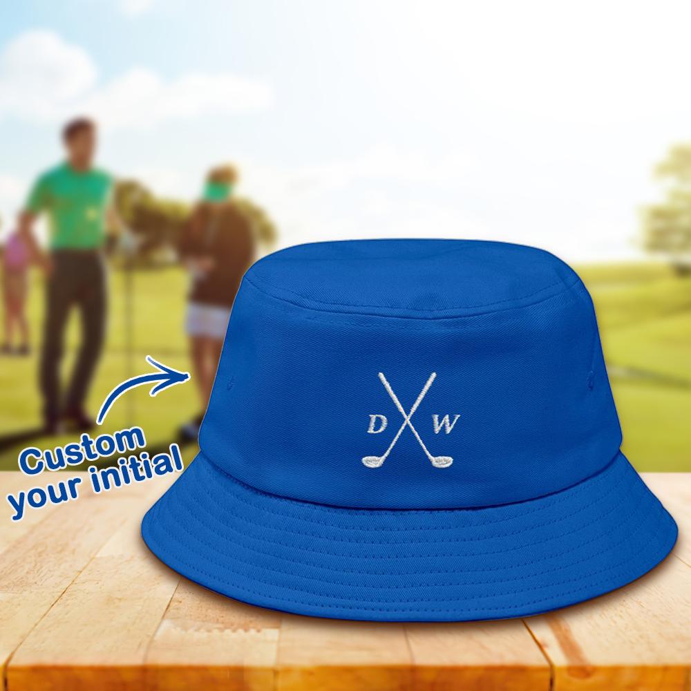 Stack of personalised embroidered bucket hats ready for dispatch – dropshipping friendly with no minimum order