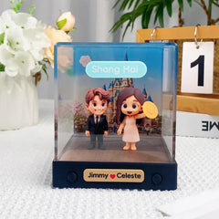 Personalised 3D Mini Figure from Your Photo - Custom Acrylic Box Gift