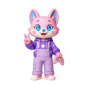 Custom 1 Non-human 3D Mini Figure Glass Dollhouse Personalized Scene Display Case Unique Christmas Gift (Production: 10-15 Business Days)