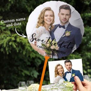 Custom Wedding Balloons Save the Date Engagement Decorations for Outdoor or Indoor