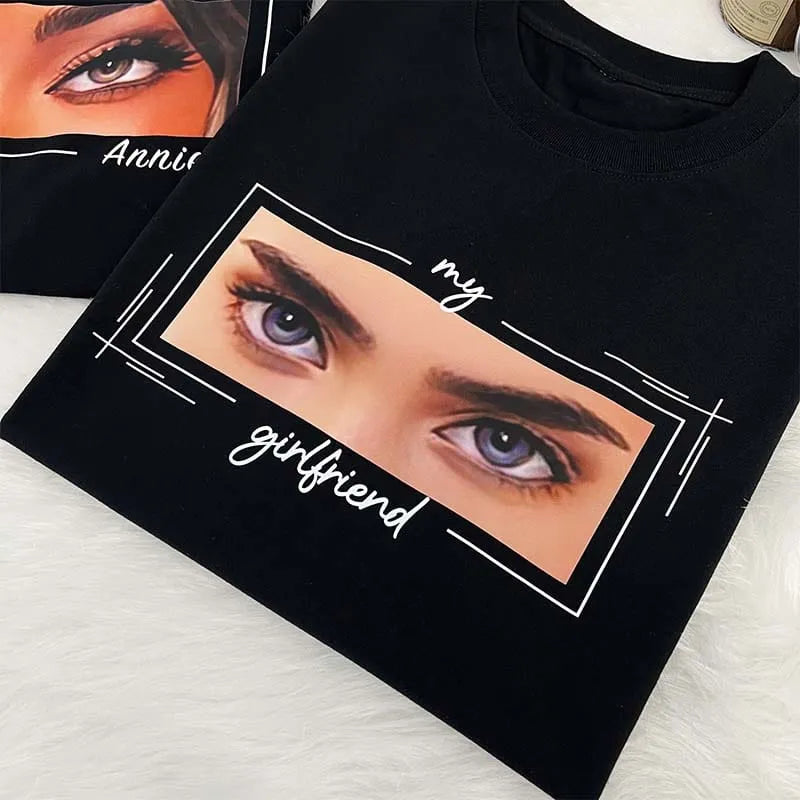 Personalised tee packaged and ready as a gift — perfect for personalised photo gifts at Valentine’s, Thanksgiving, New Year or ‘just because’ surprises.