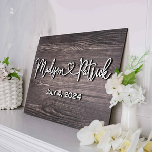 Personalized Wedding Sign Wedding Welcome Sign for Wedding Entrance