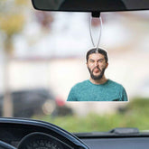 Personalized Funny Portrait Car Hanging Air Fresheners Rearview Mirror Ornament