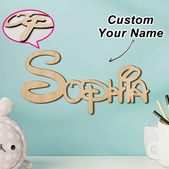 Custom Wooden Name Sign Baby Name Letters Wall Decor