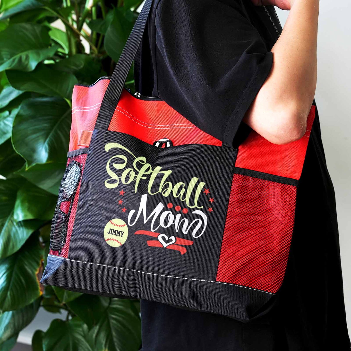 Personalised Baseball & Softball Mum Tote Bag - Unique Gift for Sports Lovers