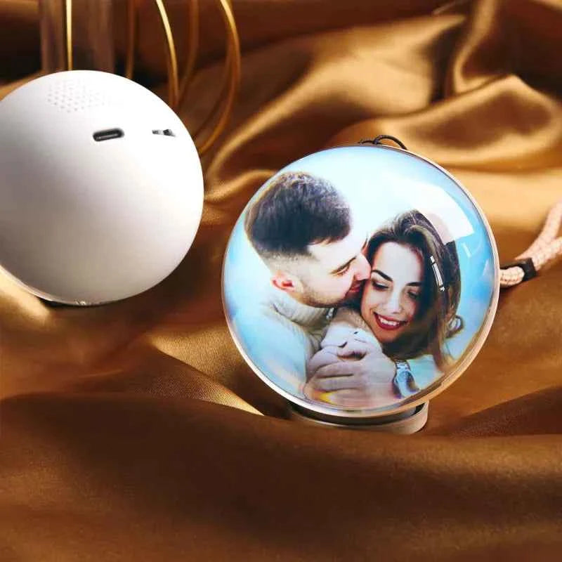 Glass Video Globe – Playable Video Gift Sphere for Valentine’s Day Birthday and Christmas